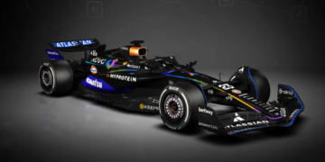 Williams will run in a special all-black livery in Las Vegas