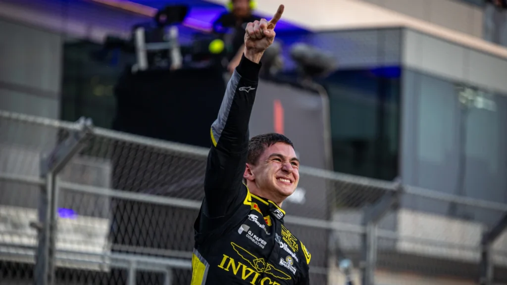 Leonardo Fornaroli F2 Champion will start third at the Abu Dhabi Grand Prix