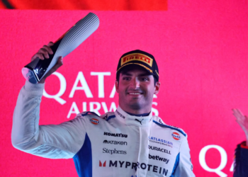 Carlos Sainz took his second podium of 2025 in Qatar