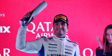 Carlos Sainz took his second podium of 2025 in Qatar