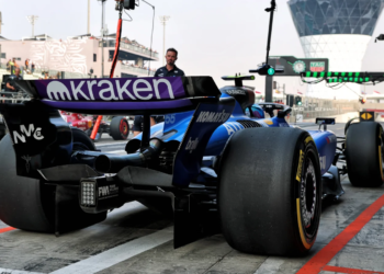 George Russell topped the times in FP3 in Abu Dhabi