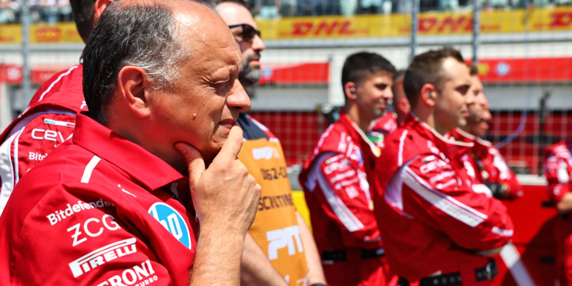 Ferrari boss Fred Vasseur oversaw a difficult 2025 campaign