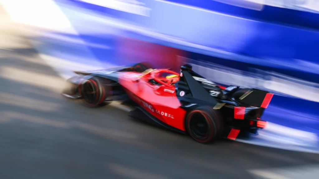 Jake Dennis inherited pole positiom for the Formula E Sao Paulo E-Prix after Pascal Wehrlein was penalised