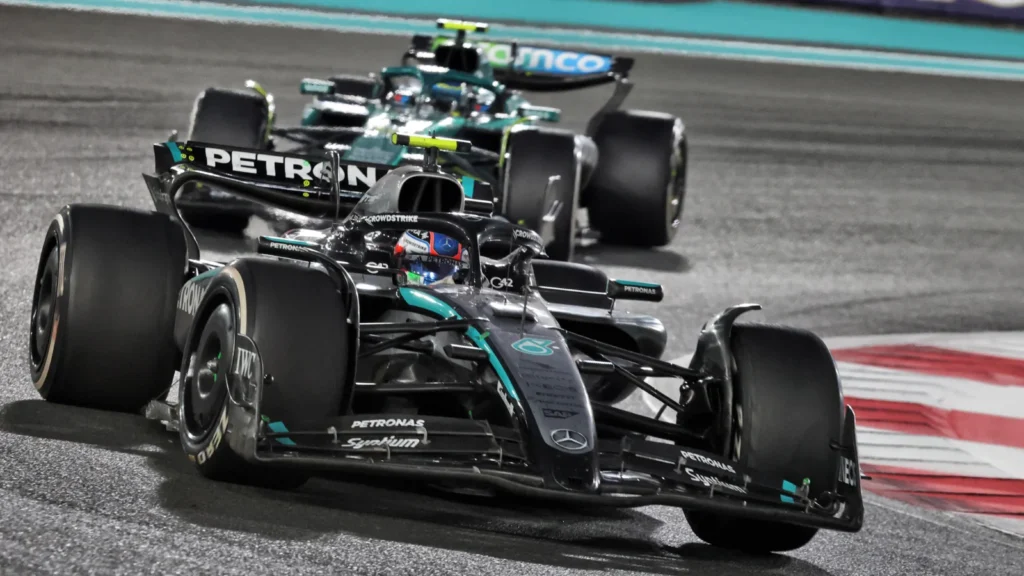 Kimi Antonelli laboured to 15th place in the Abu Dhabi GP