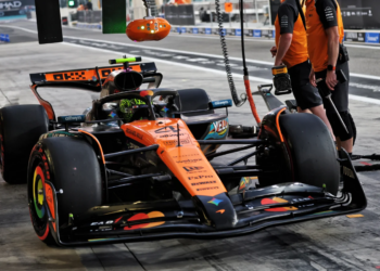 Lando Norris was quickest in FP1 for the F1 Abu Dhabi GP