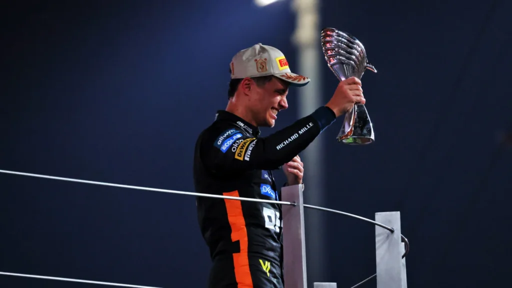 Lando Norris won his maiden title in Abu Dhabi
