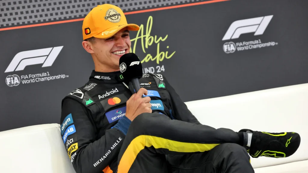 Lando Norris told media including Motorsport Week how doing this in his own way was what was most important about his triumph