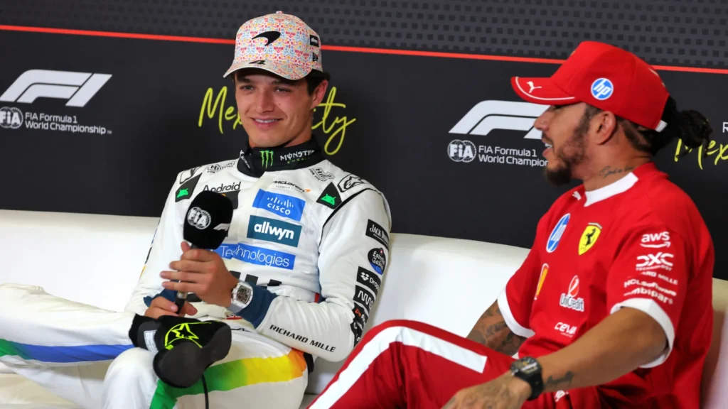 Lando Norris has expressed regret at past comments made about Lewis Hamilton
