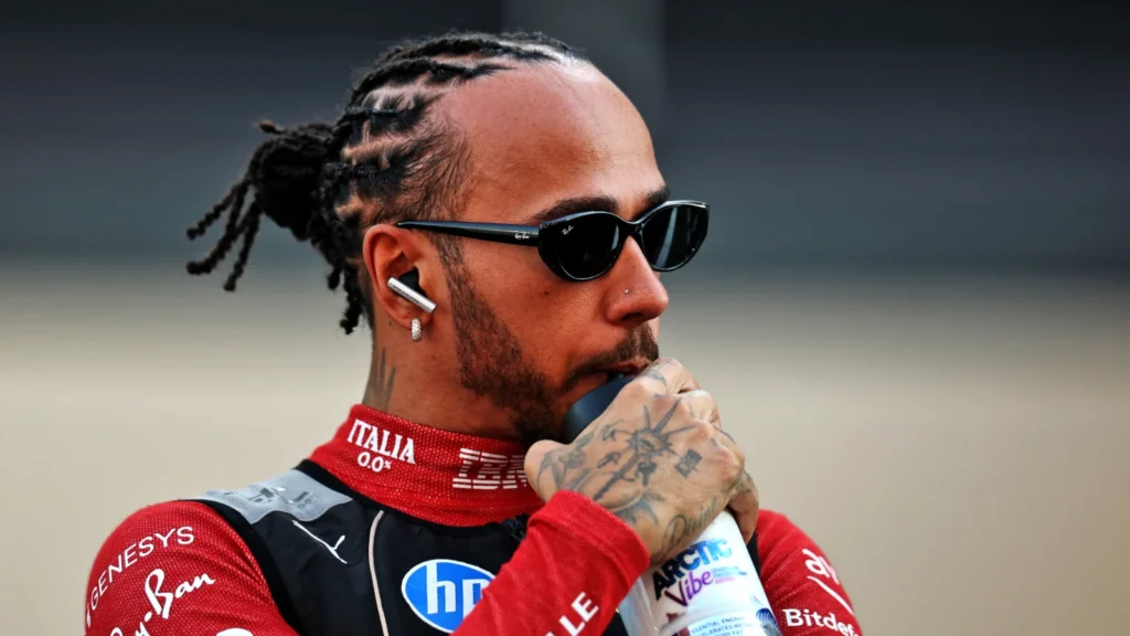 Lewis Hamilton has shown defiance in his perceived attitude towards F1 after his nightmarish first season with Ferrari driver