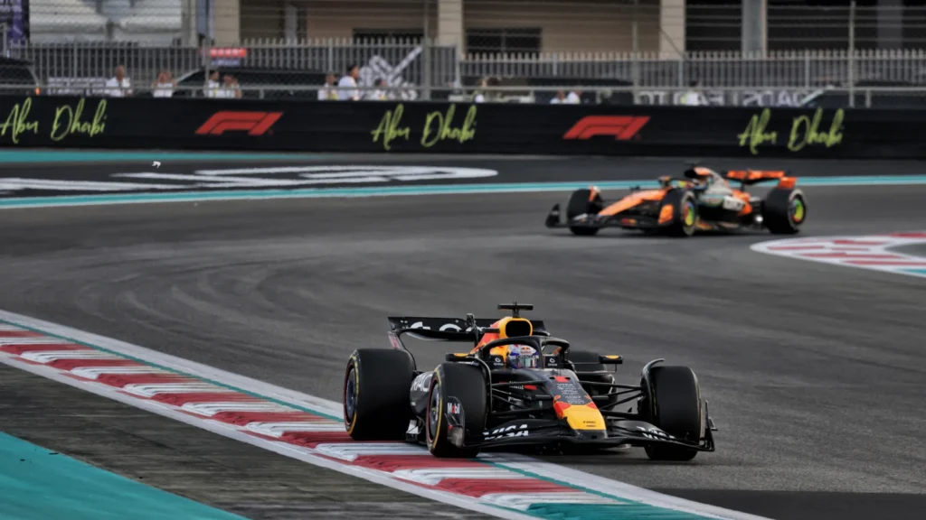 Max Verstappen didn't back the McLaren drivers up in Abu Dhabi
