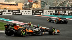 McLaren split strategies in the Abu Dhabi GP