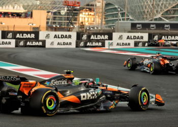 McLaren split strategies in the Abu Dhabi GP