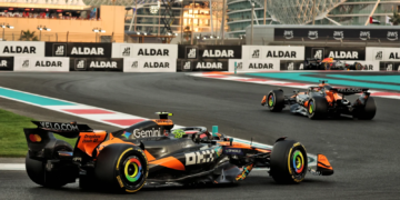 McLaren split strategies in the Abu Dhabi GP