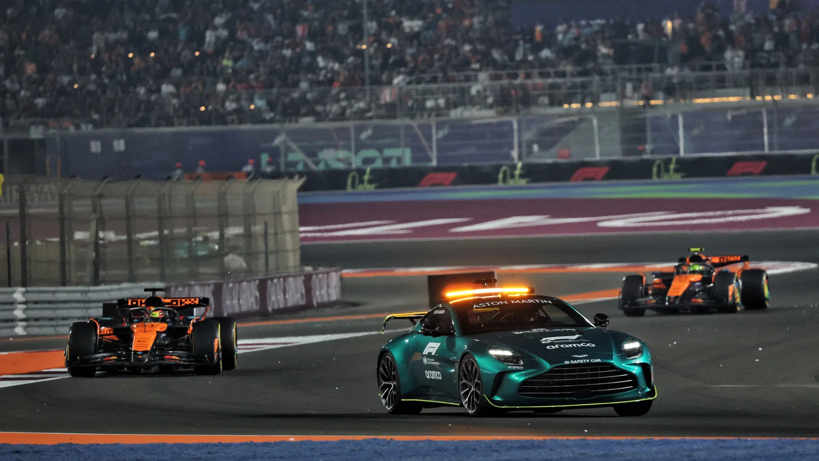 McLaren opted not to pit under the Safety Car in the Qatar GP