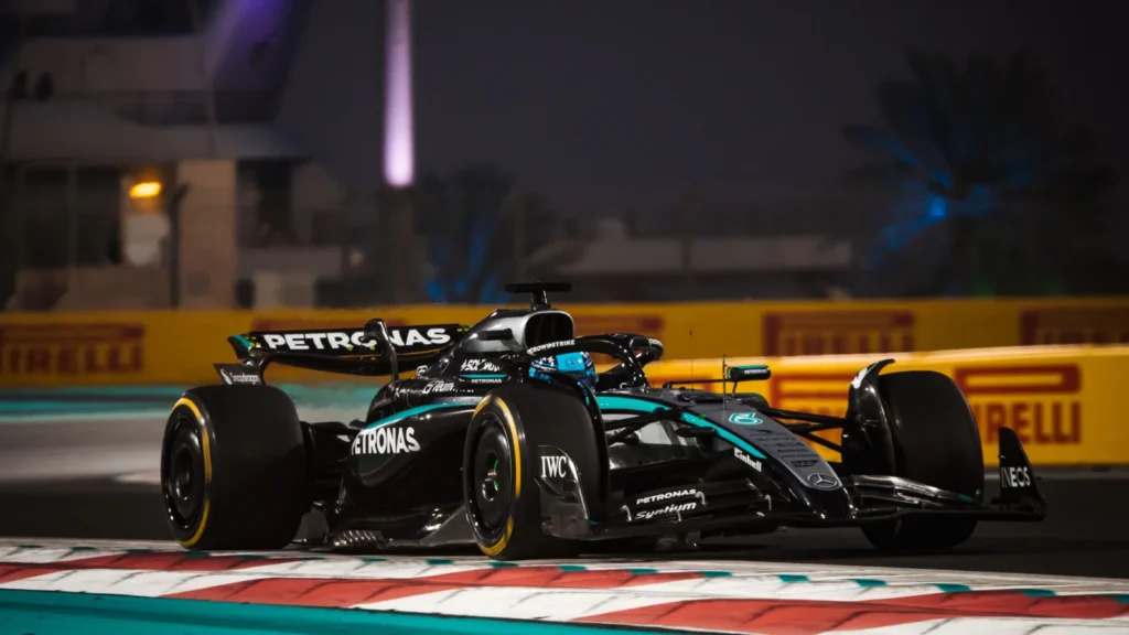 Mercedes ended the ground-effect era with two wins and second in the Constructors' Championship
