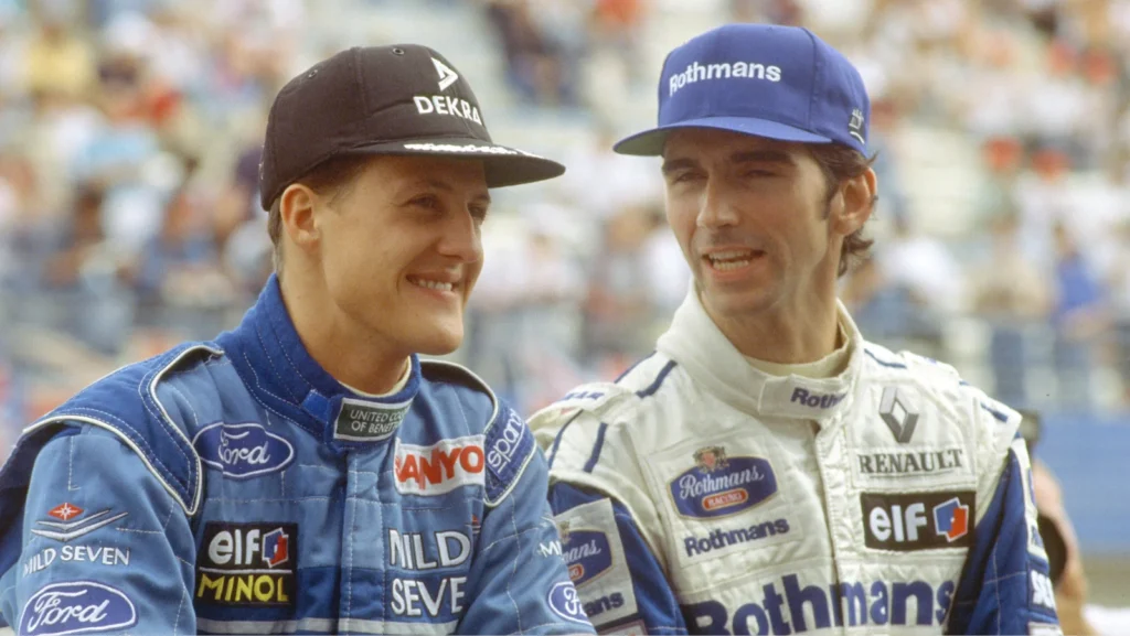 Damon Hill had to bide his time to dethrone Michael Schumacher