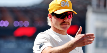 Valtteri Bottas has made his first appearance as a Cadillac F1 driver