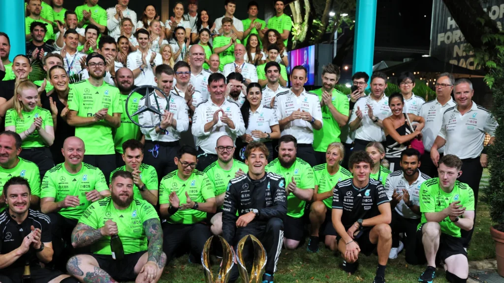 George Russell discusses how his Mercedes contract talks didn't phase him in 2025