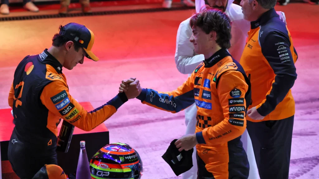 Piastri was continually praised by his Championship winning team-mate Norris for his 2025 F1 title fight efforts 