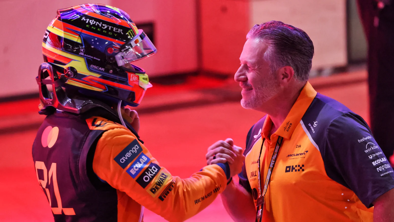 Zak Brown has lashed out at an Australian senator for his comments about Oscar Piastri after the Qatar GP