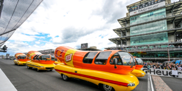 The first Wienie 500 was a hit among fans. Photo: IndyCar - Doug Mathews