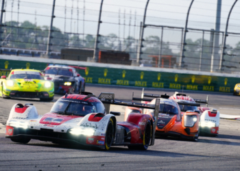 Porsche’s Andlauer leads at Daytona with 2 hours to go