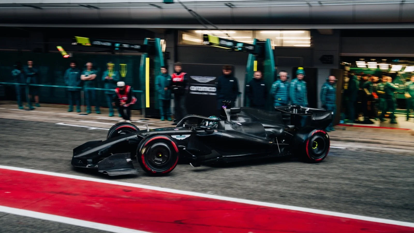 Aston Martin has broken cover with the AMR26 - the first car designed by Adrian Newey. Image: Aston Martin