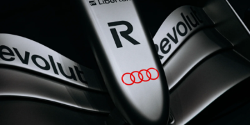 The Audi R26's colours have been unveiled to the world ahead of its F1 debut