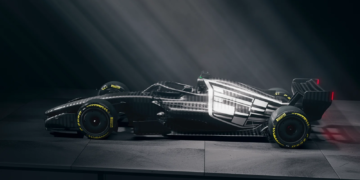 Cadillac will make its first on-track appearance in Barcelona with this colour scheme