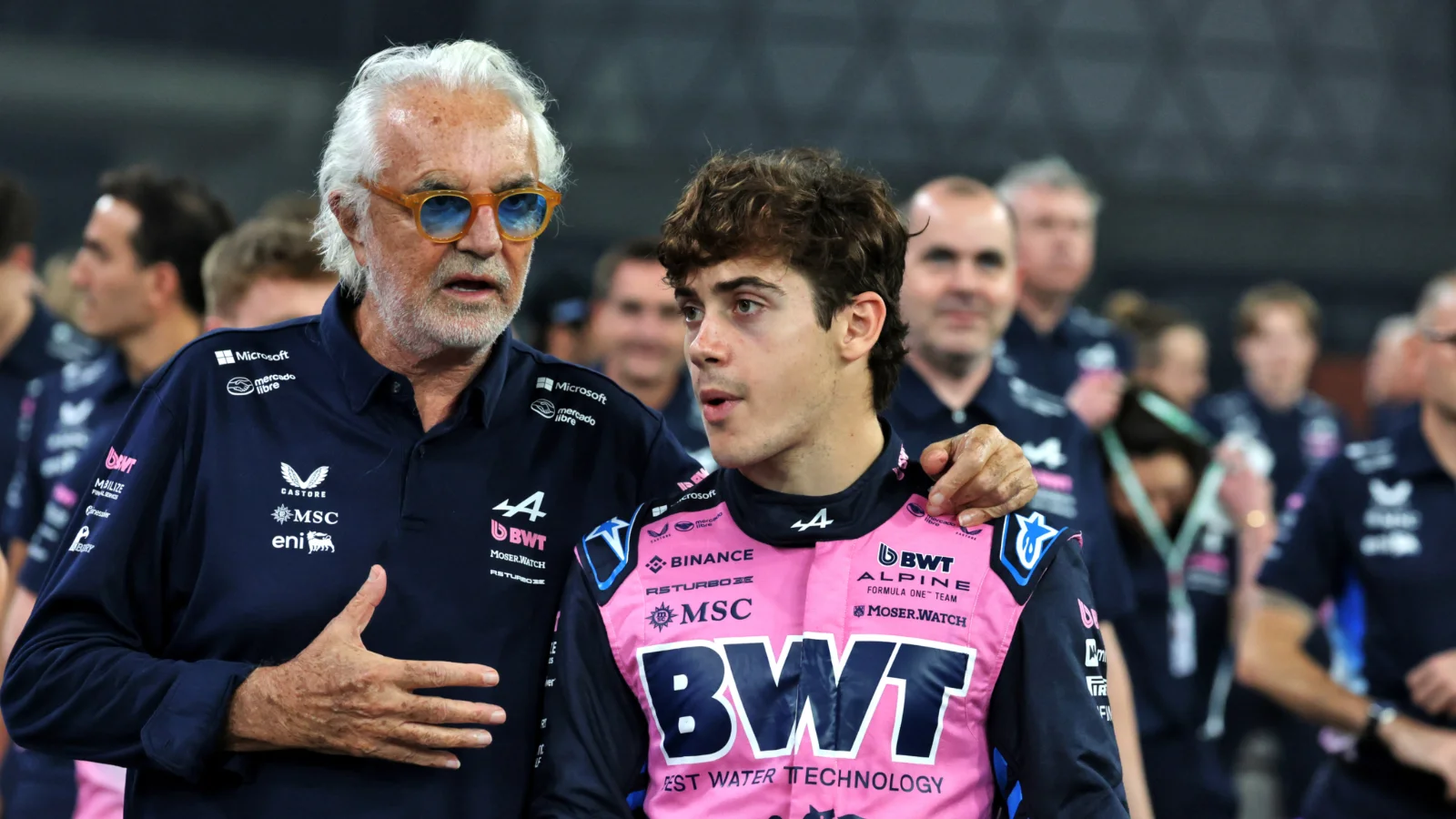 Franco Colapinto was brought into the Alpine race seat by Executive Advisor and interim Team Principal, Flavio Briatore