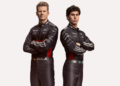 Nico Hulkenberg and Gabriel Bortoleto show off the new Audi F1 colours