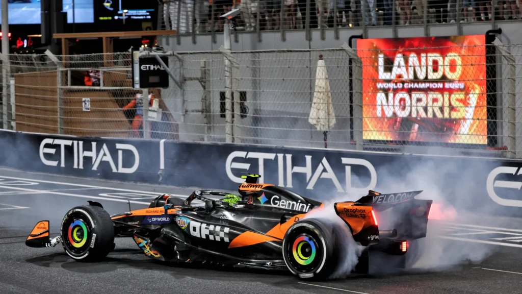 Lando Norris took his maiden title at the 2025 season finale 