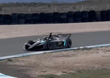 Lucas Di Grassi racked up over 70 laps during a test of the GEN4 car