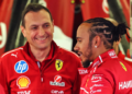 Riccardo Adami has been removed from his role as Lewis Hamilton's race engineer at Ferrari