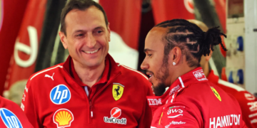 Riccardo Adami has been removed from his role as Lewis Hamilton's race engineer at Ferrari