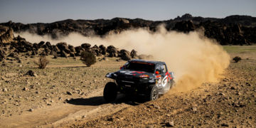 Saood Variawa and Francois Cazalet stealth bombs Dakar stage eight