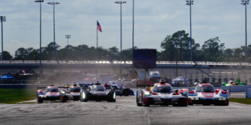 Porsche lead 1-2 at Daytona after chaotic first hour