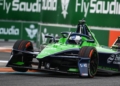 Zak O'Sullivan topped the timesheets in the Formula E rookie test