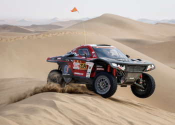 Mathieu Serradori subdues the Dakar dunes