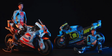 Trackhouse Aprilia launches two liveries ahead of 2026 MotoGP season