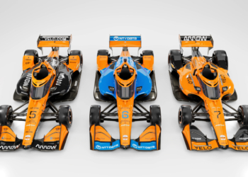 Arrow McLaren's cars have more papaya than ever. Image: McLaren