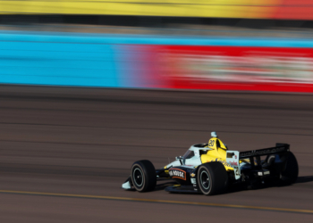 Rossi set the fastest time in both the morning and afternoon sessions on Wednesday. Photo: IndyCar - Chris Owens