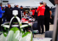 Cars line up to go through inspection ahead of the 109th Indianapolis 500. Photo: Kevin Dejewski