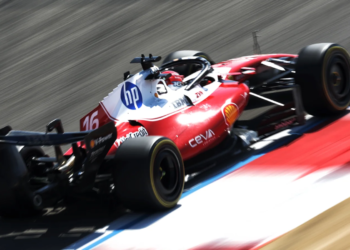 Charles Leclerc was quickest on the opening morning of the second week