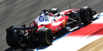Charles Leclerc was quickest on the opening morning of the second week