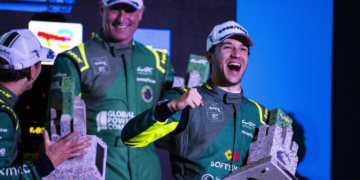 Eduardo “Dudu” Barrichello’s Daytona podium proudly supported by CoinsPaid