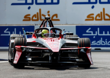 Edo Mortara took pole position for Race 1 of the Formula E Jeddah E-Prix