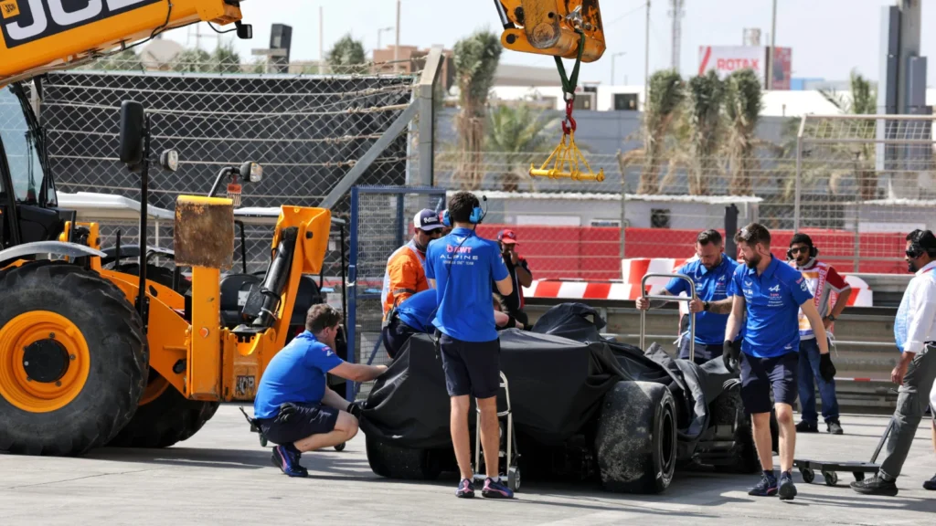 Franco Colapinto and Alpine enjoyed a less than stellar start to pre-season testing in Bahrain