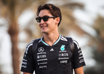 George Russell was all smiles in Bahrain, but not everything went to plan for Mercedes