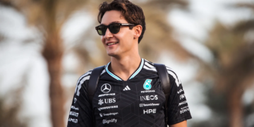 George Russell was all smiles in Bahrain, but not everything went to plan for Mercedes